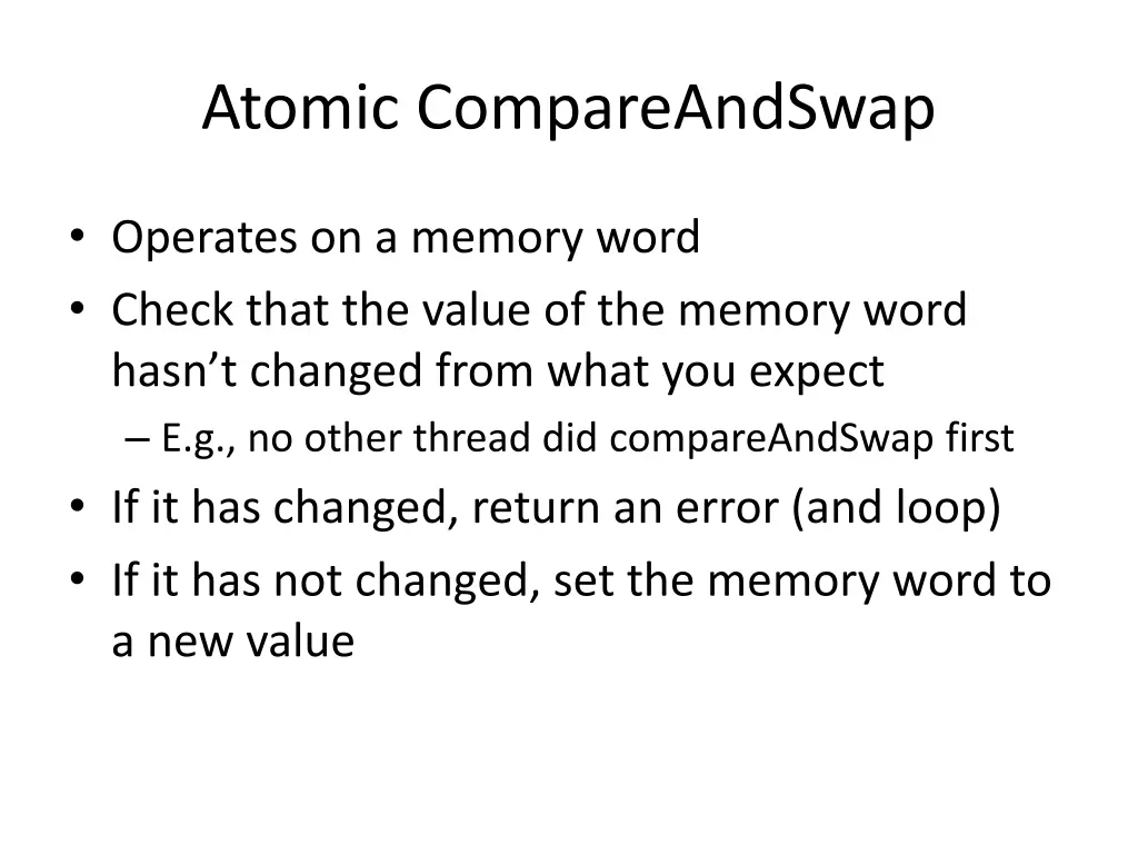 atomic compareandswap