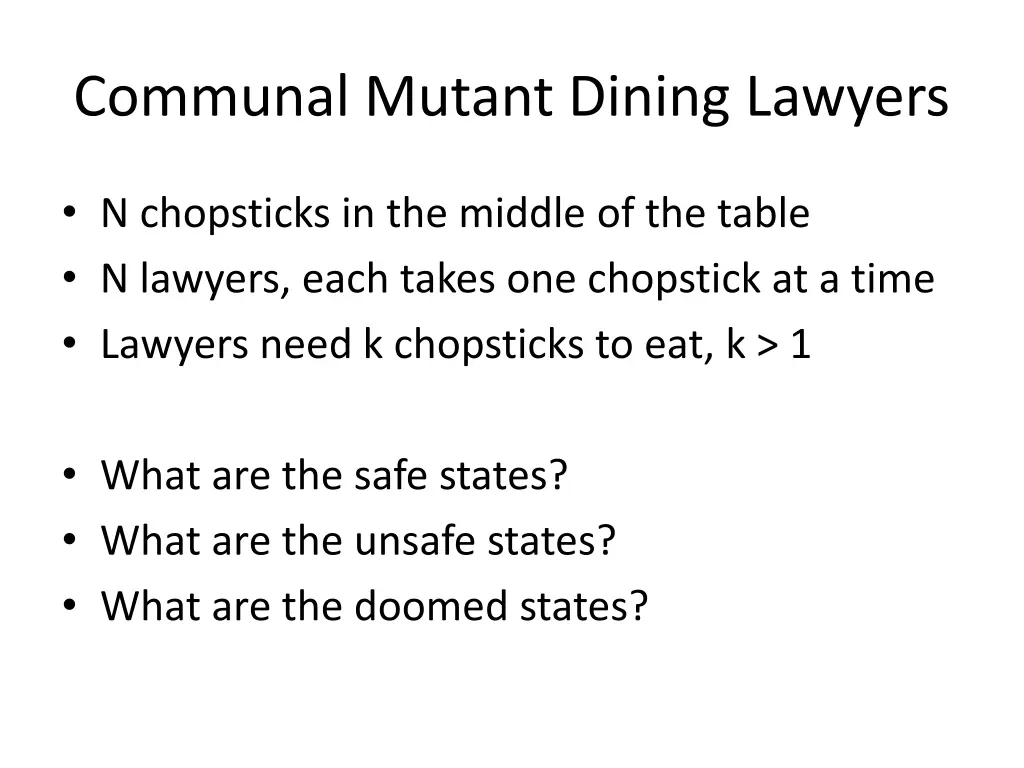 communal mutant dining lawyers