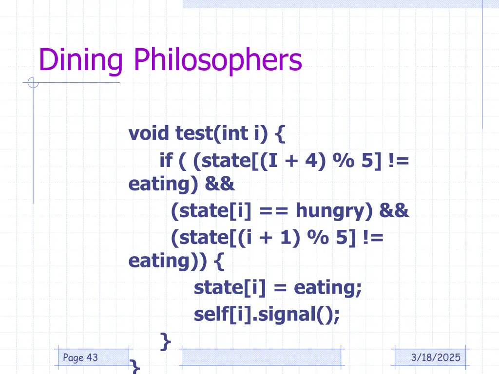 dining philosophers 1