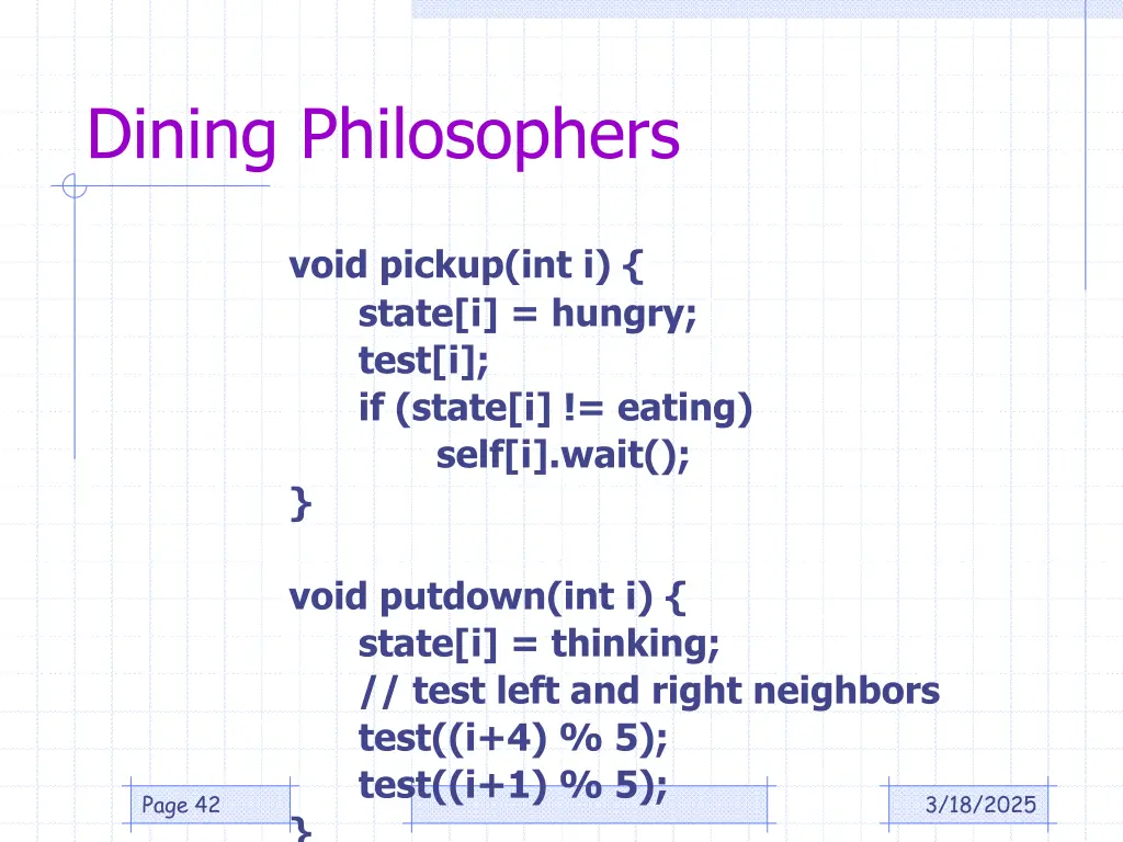 dining philosophers