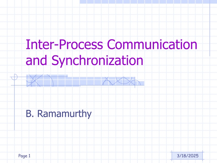 inter process communication and synchronization