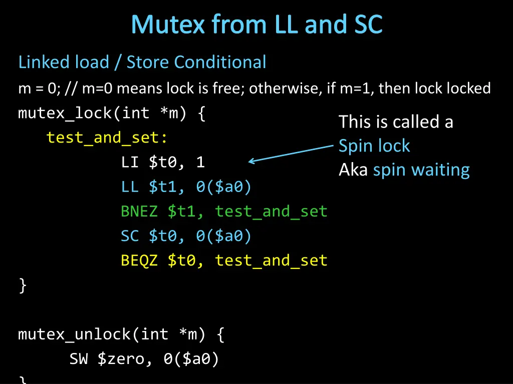 mutex from ll and sc 4