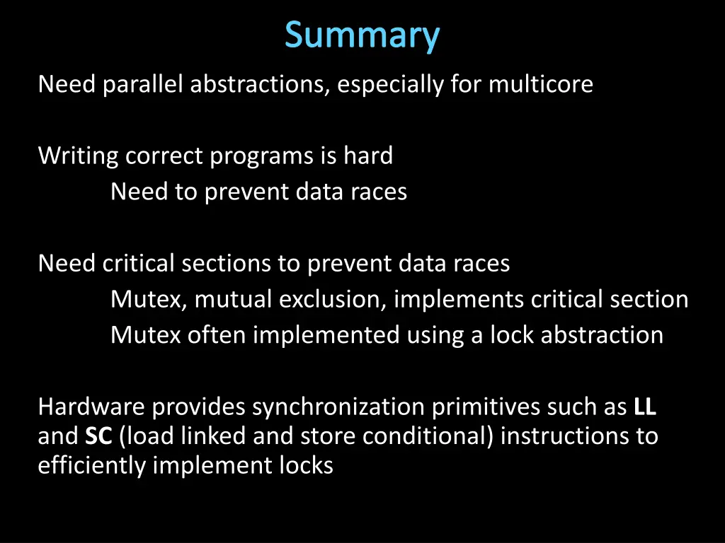 summary