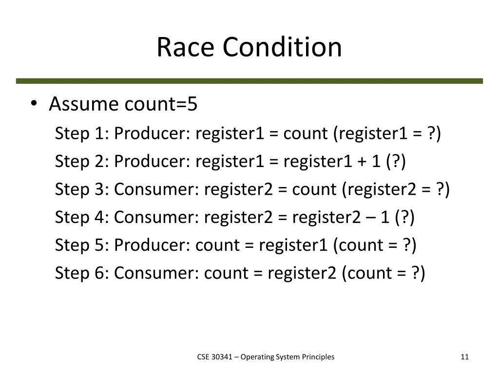 race condition 1