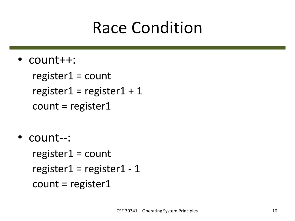 race condition