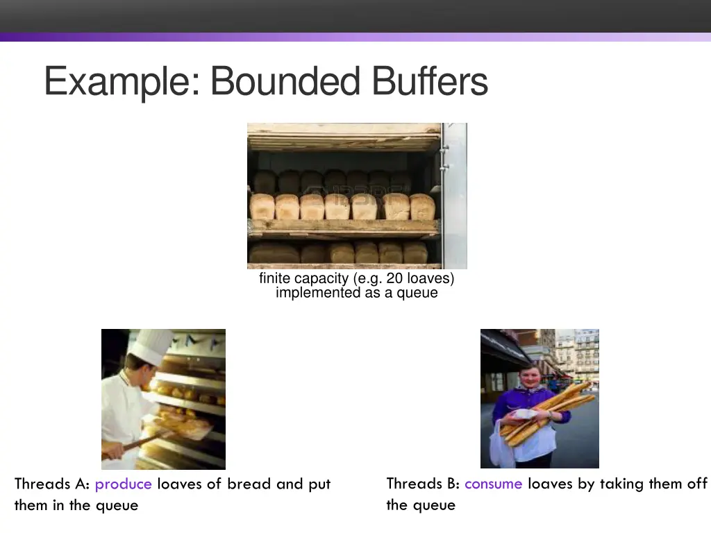 example bounded buffers