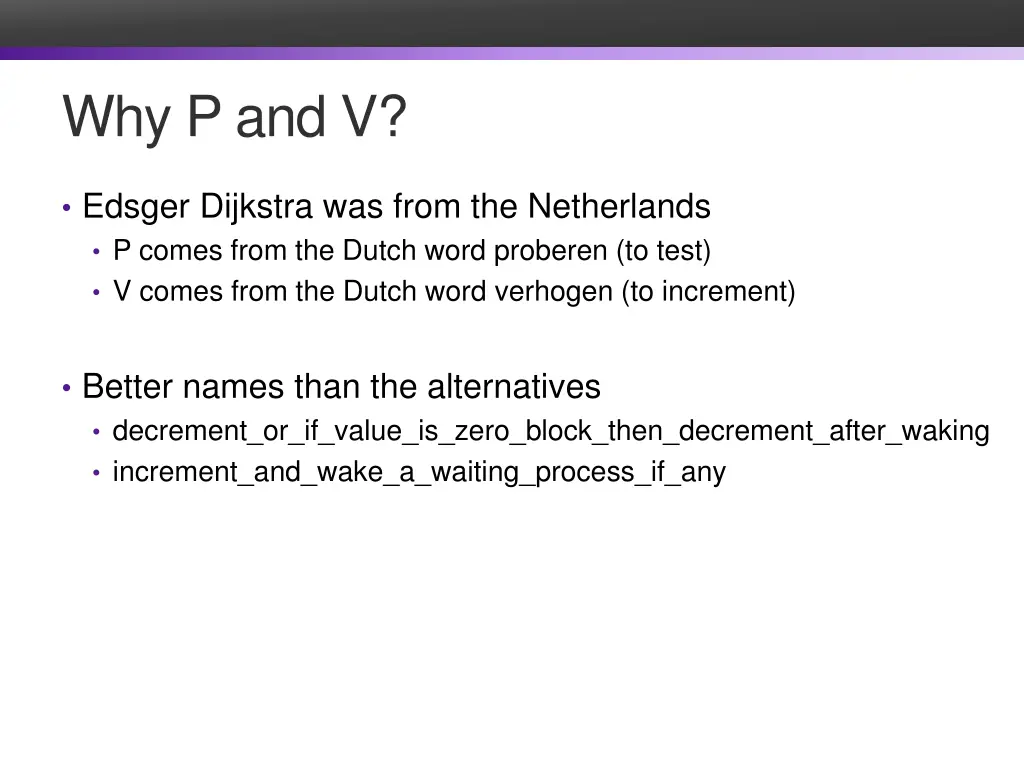 why p and v