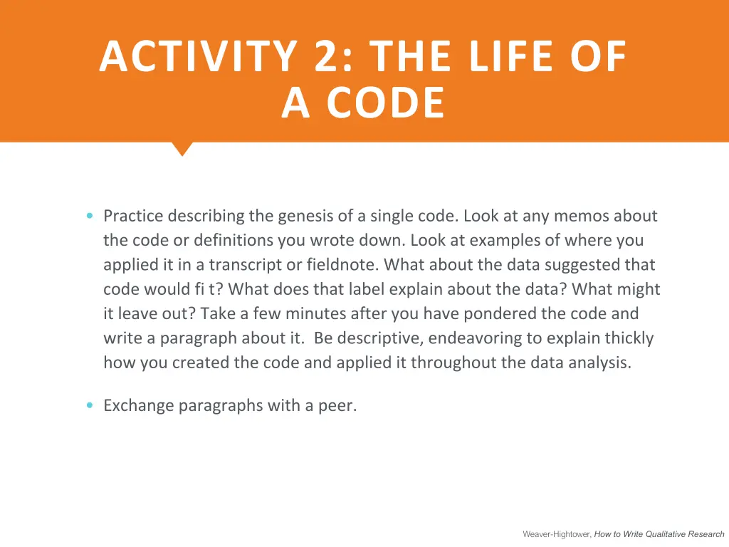 activity 2 the life of a code