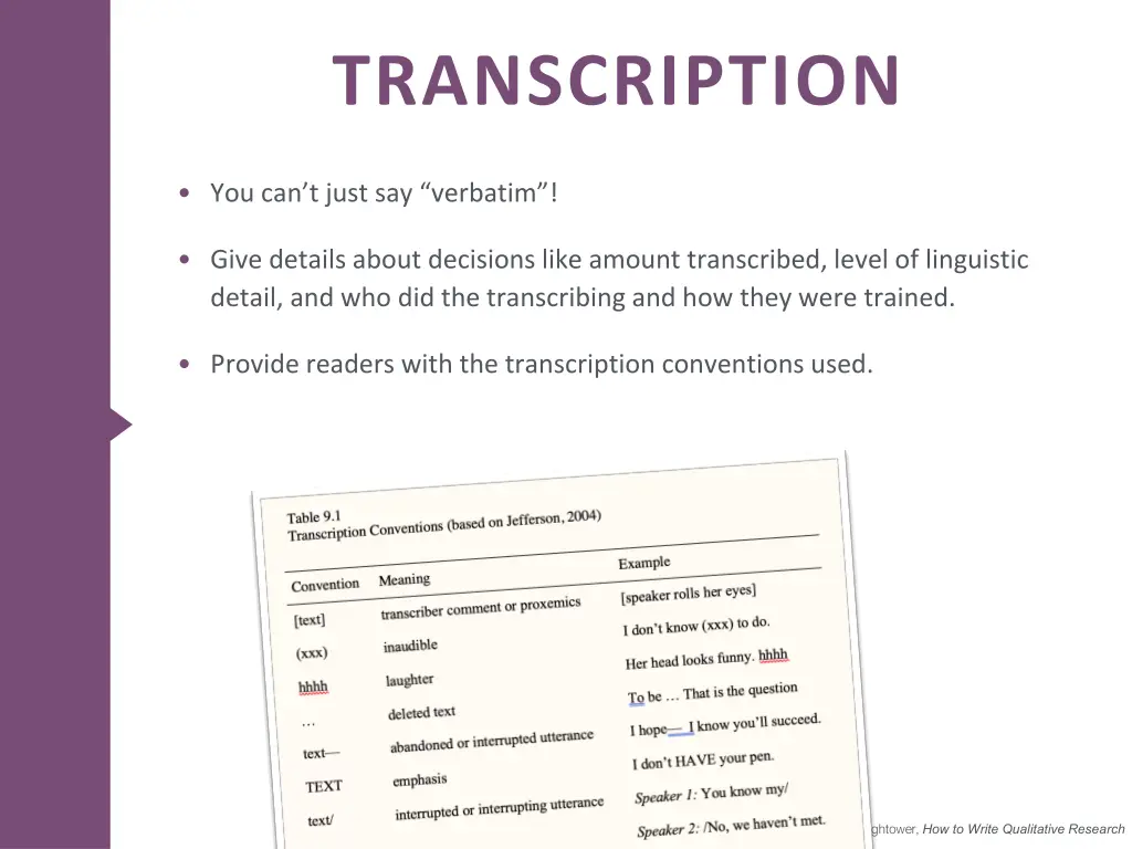 transcription