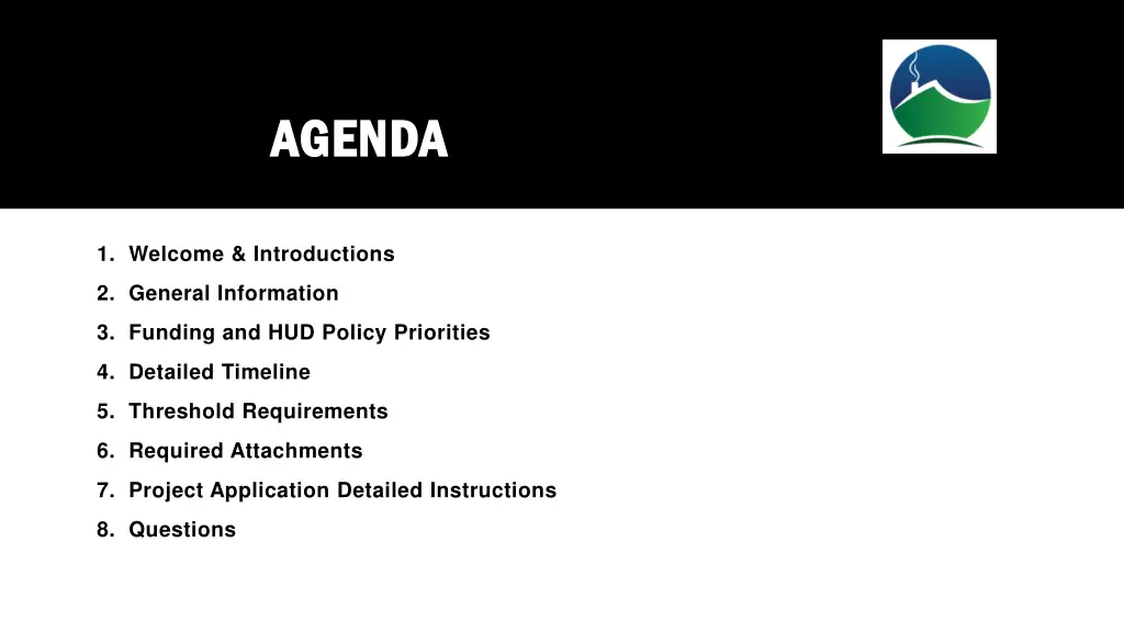 agenda agenda