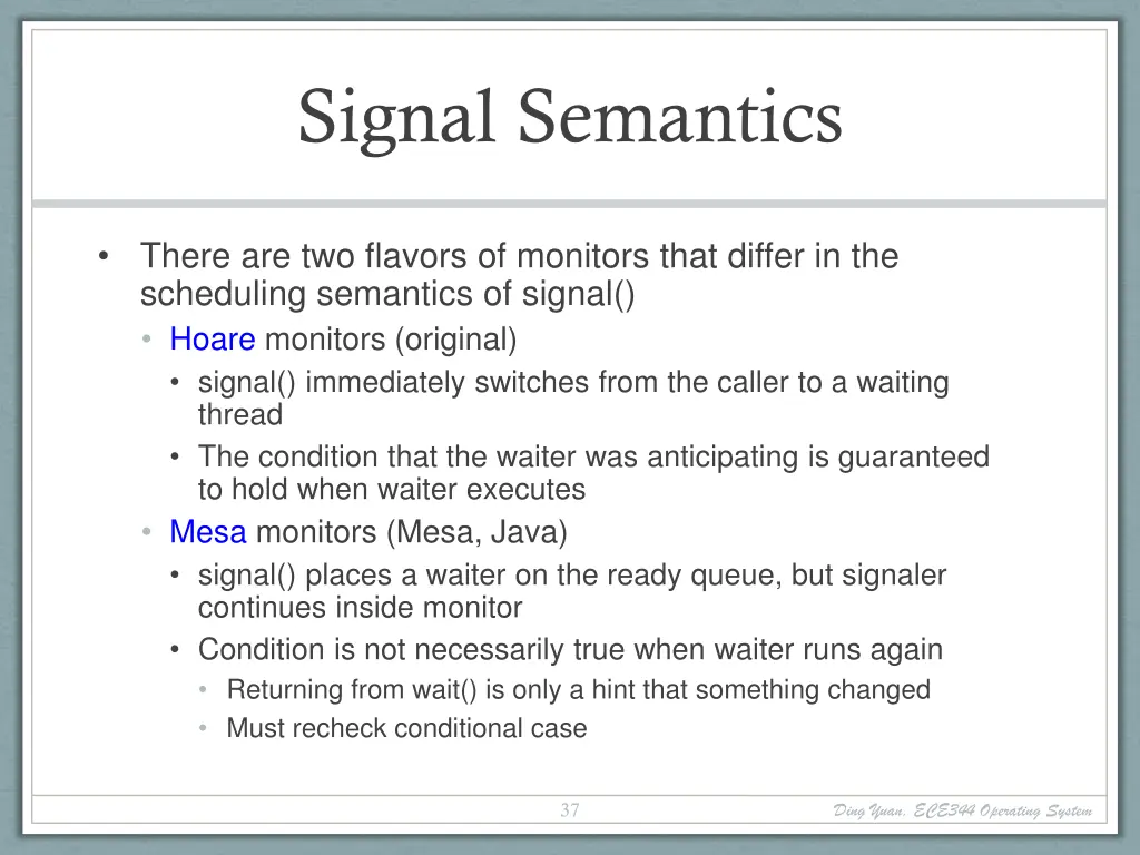 signal semantics