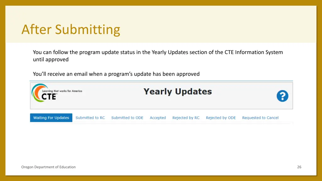 after submitting