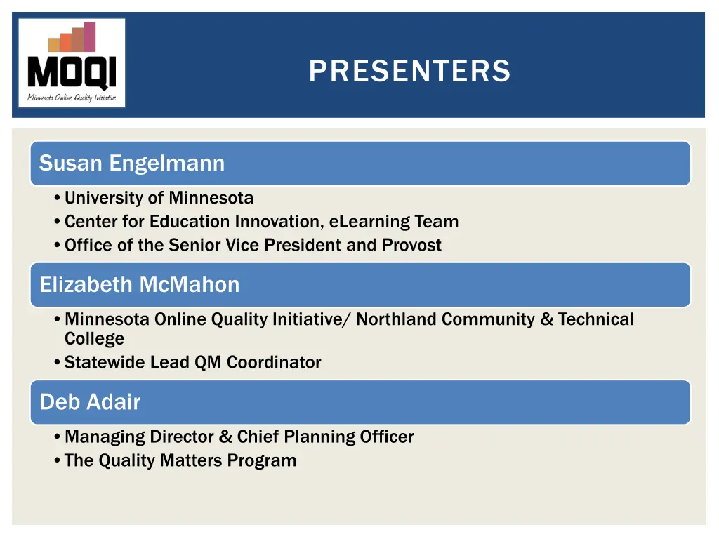 presenters