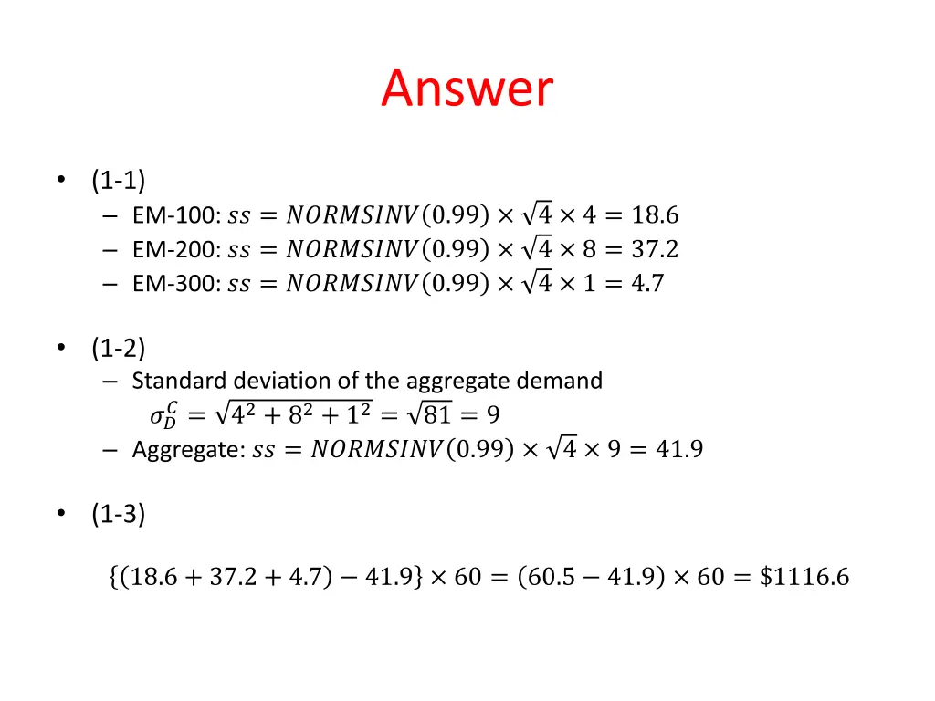 answer