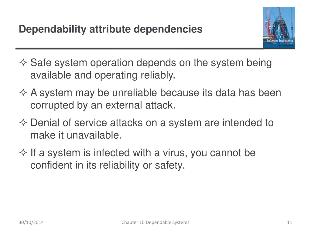 dependability attribute dependencies