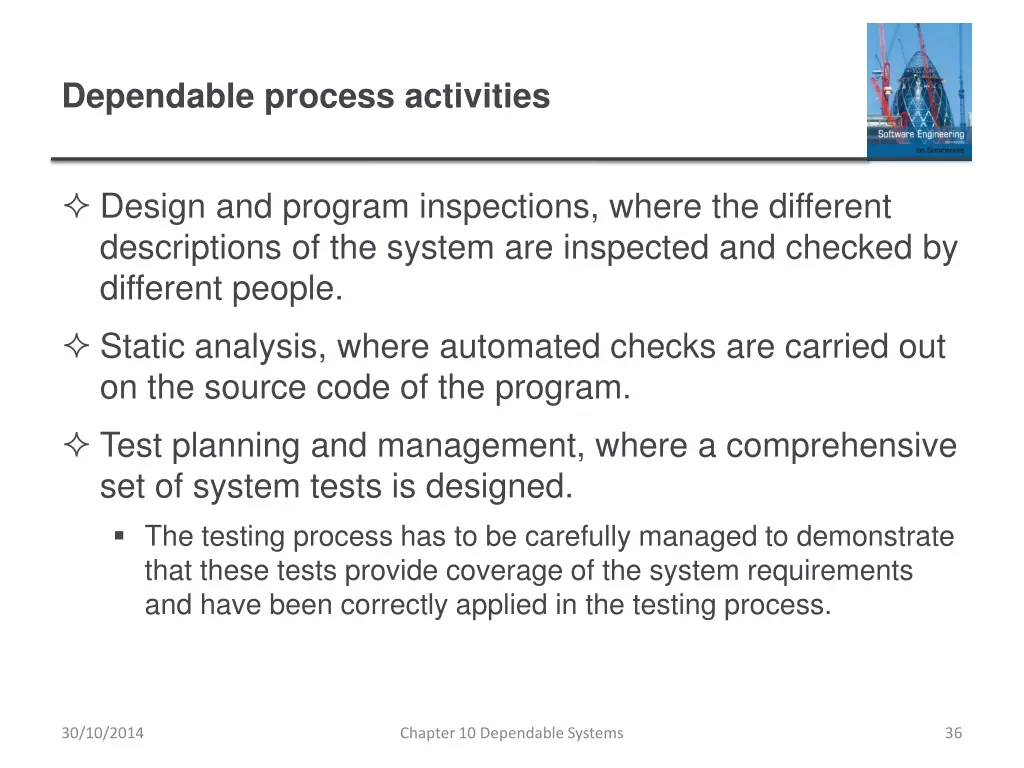 dependable process activities 1
