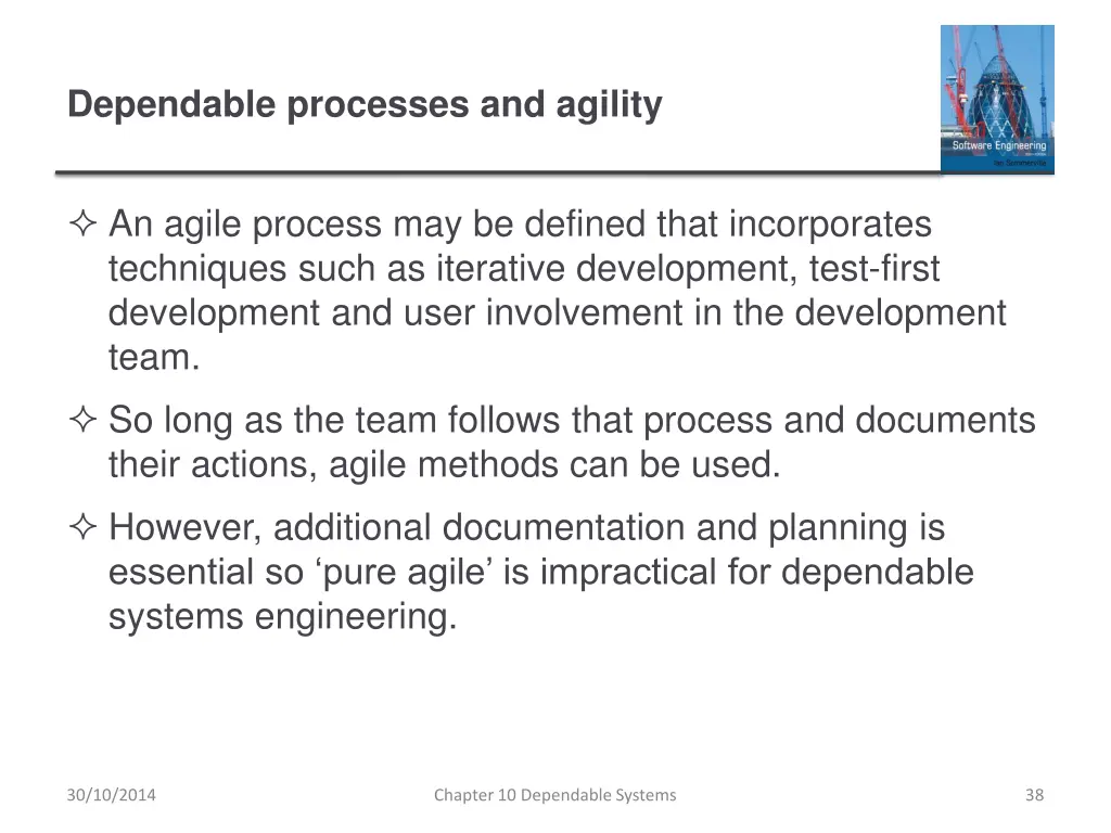 dependable processes and agility 1