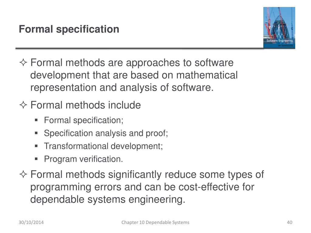 formal specification