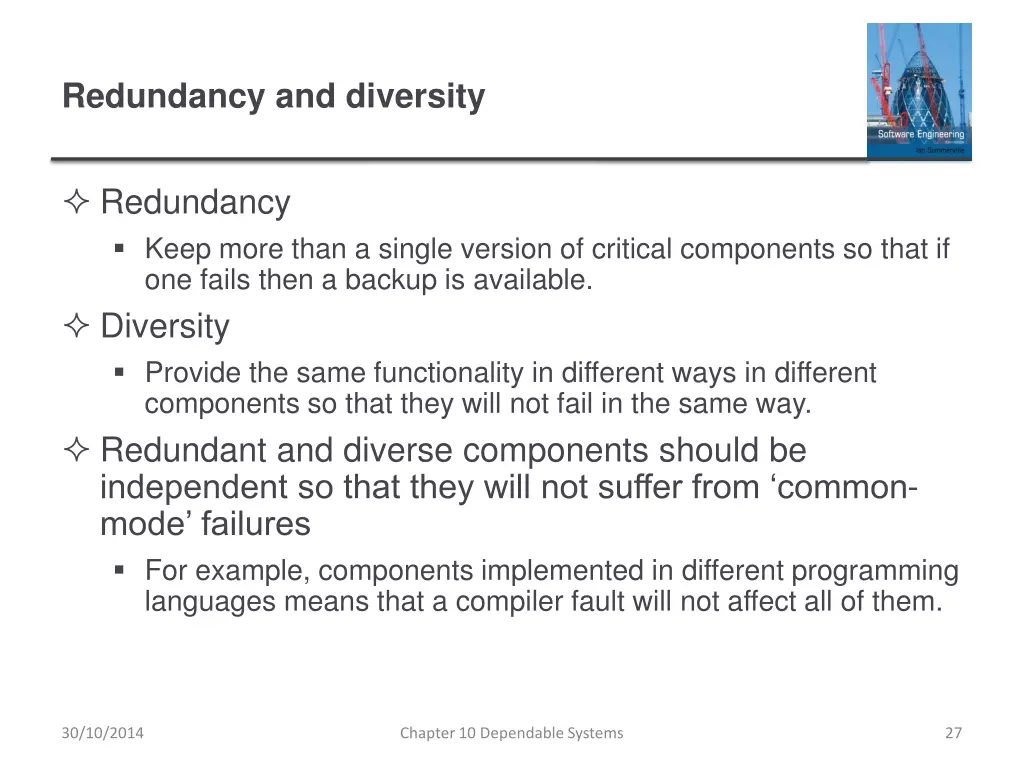 redundancy and diversity 1