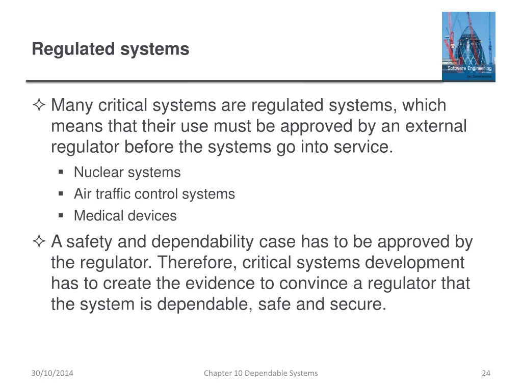 regulated systems