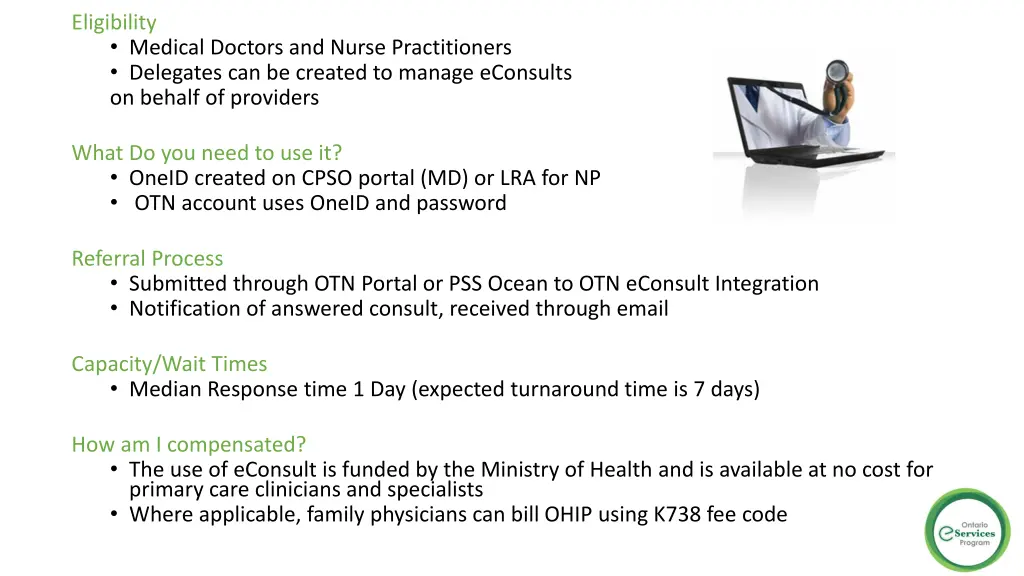 eligibility medical doctors and nurse