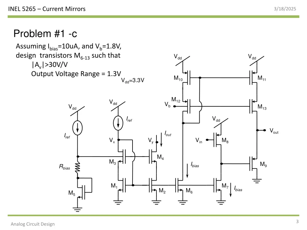 inel 5265 current mirrors 2
