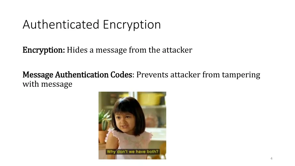 authenticated encryption