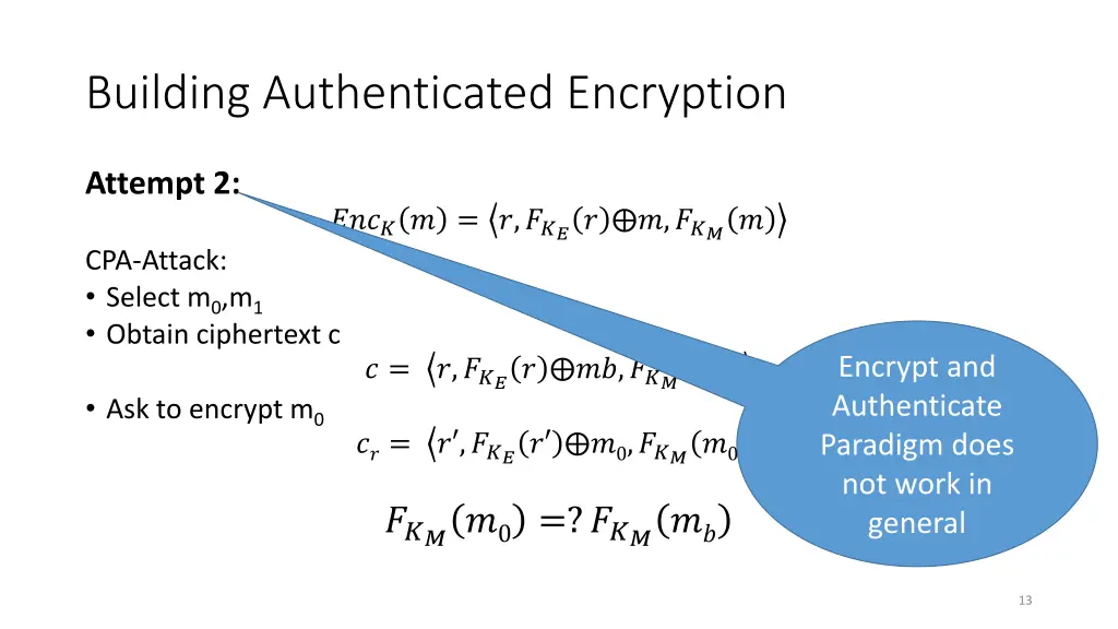 building authenticated encryption 5