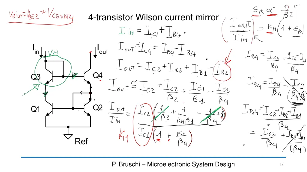 4 transistor wilson current mirror