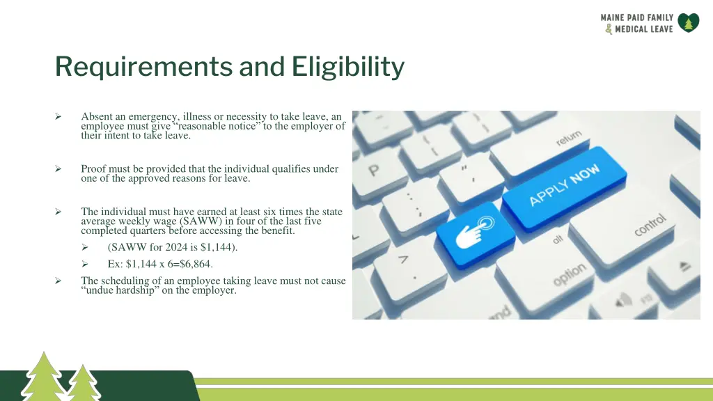 requirements and eligibility