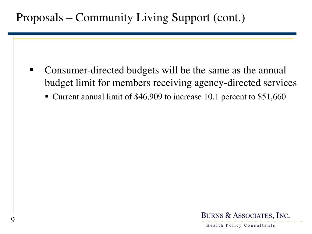 proposals community living support cont 1