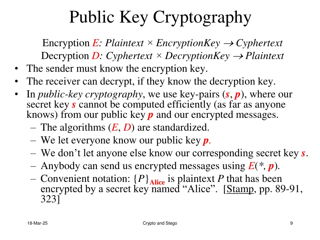 public key cryptography