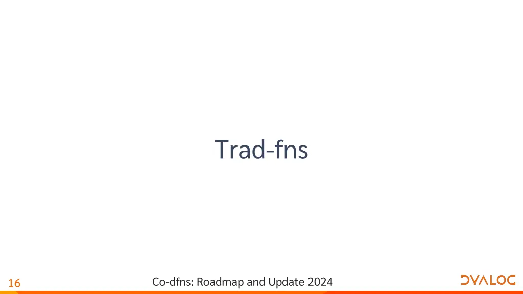 trad fns