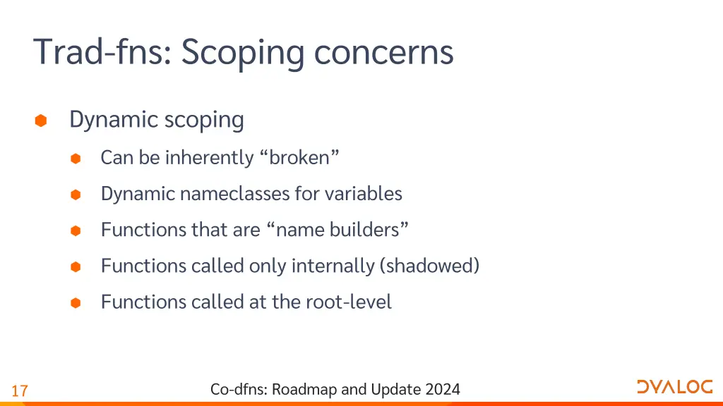 trad fns scoping concerns
