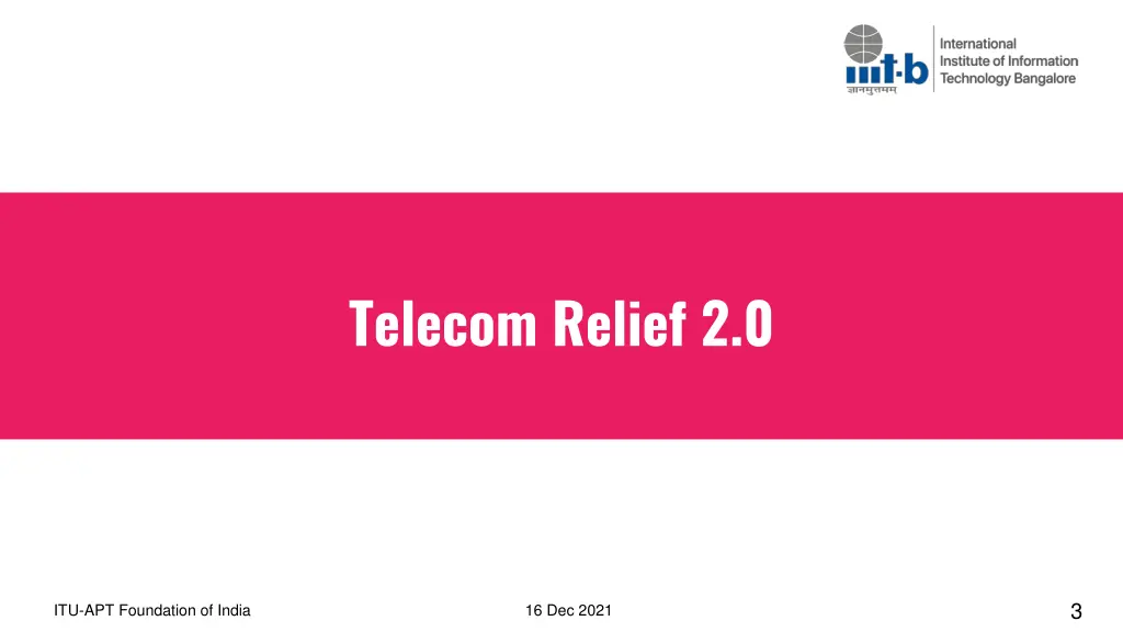 telecom relief 2 0