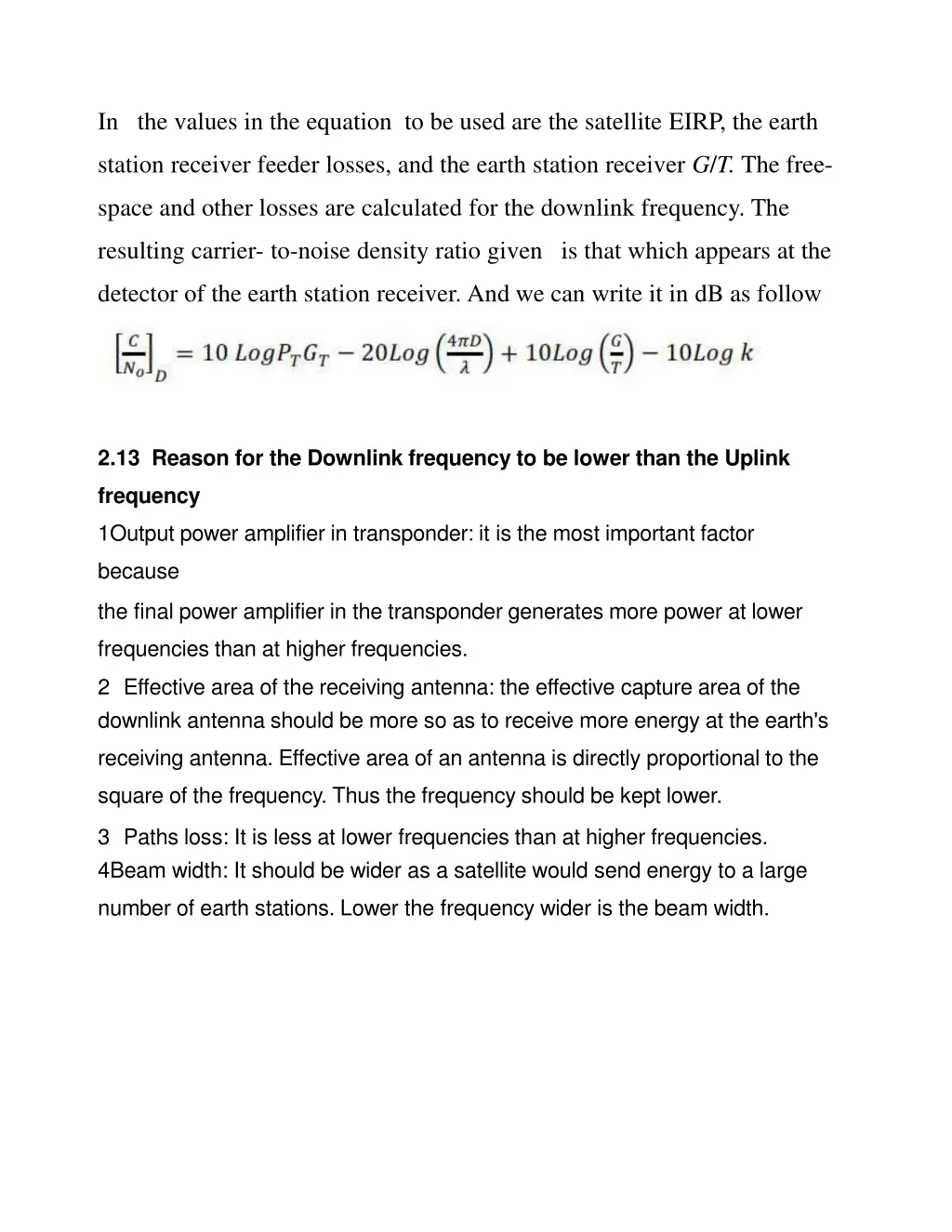 in the values in the equation to be used