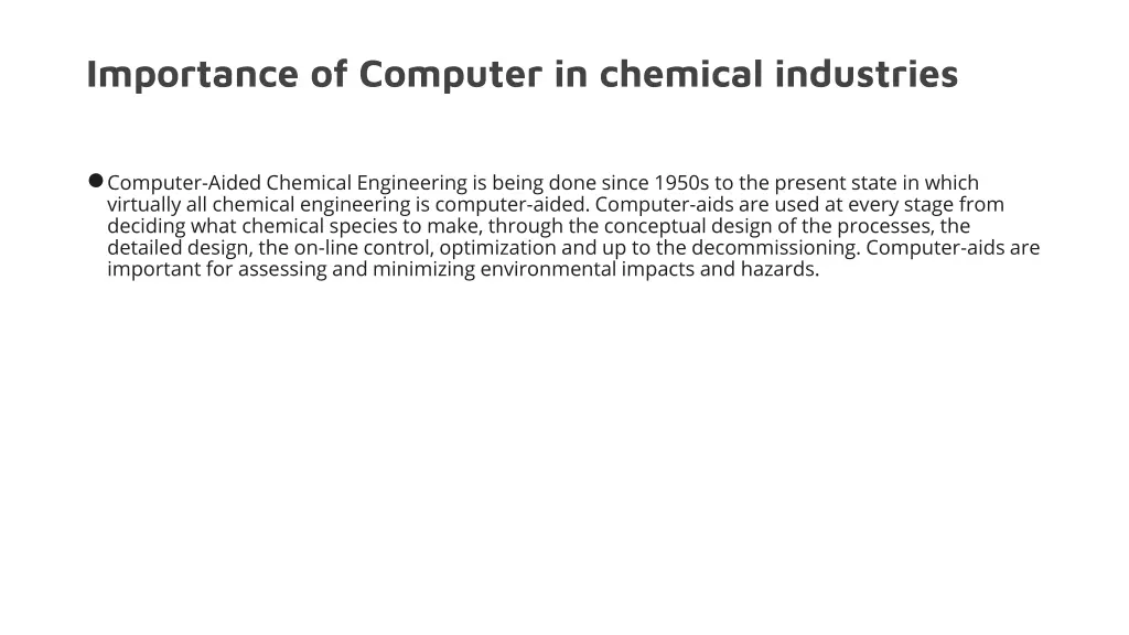 importance of computer in chemical industries 1