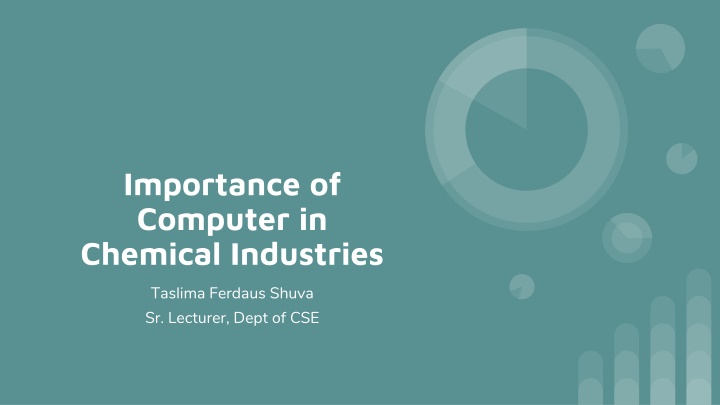 importance of computer in chemical industries