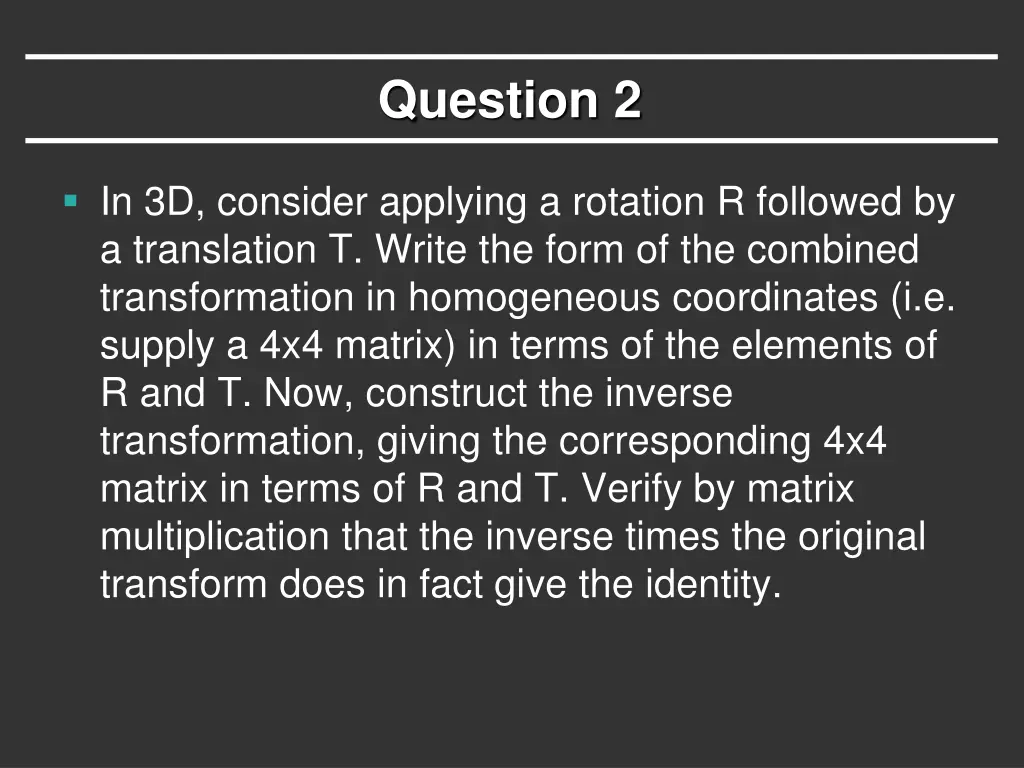 question 2