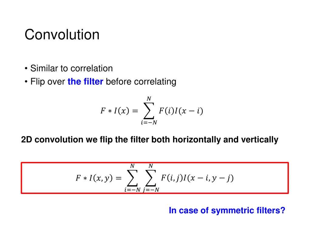 convolution
