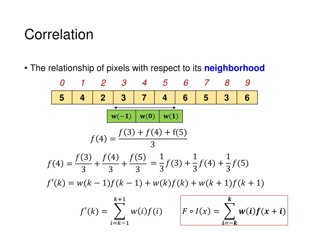 correlation