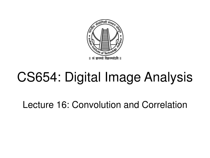 cs654 digital image analysis