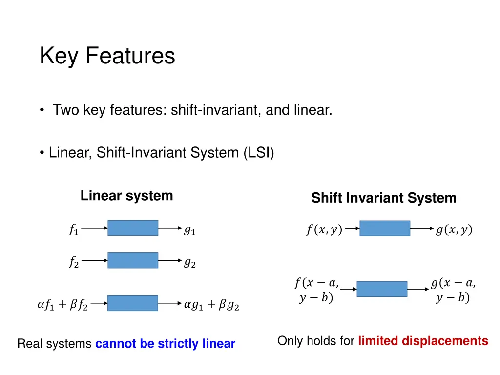 key features