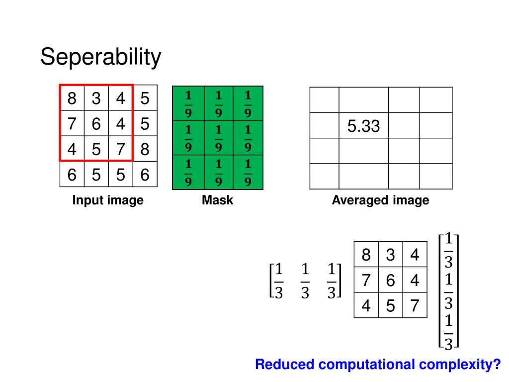 seperability