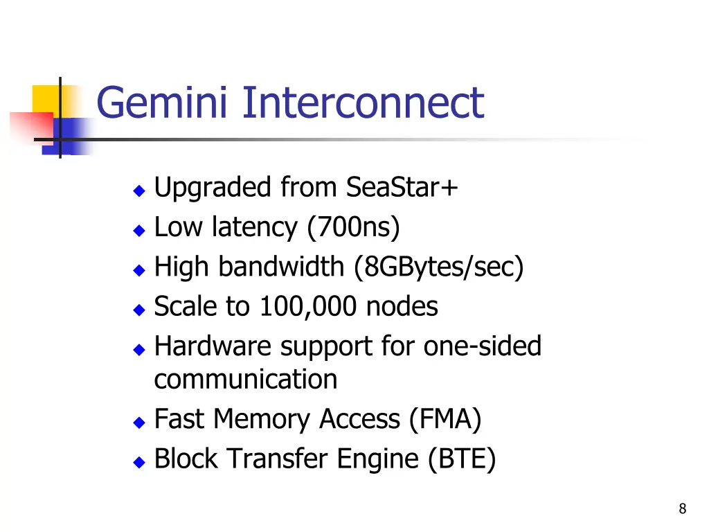 gemini interconnect