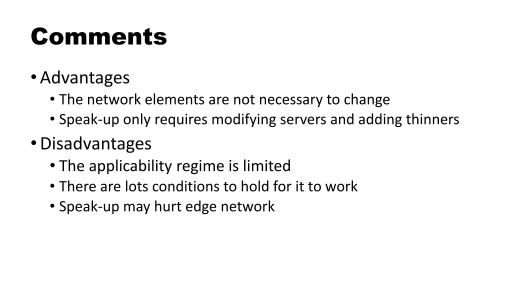 comments
