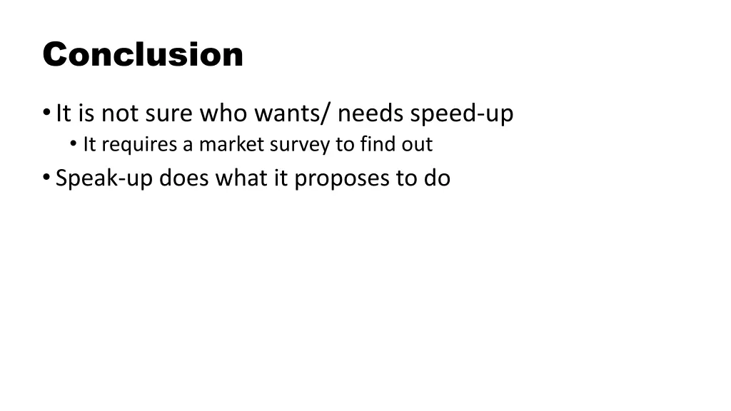 conclusion