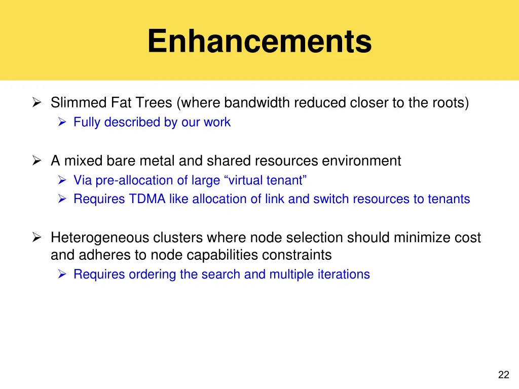 enhancements