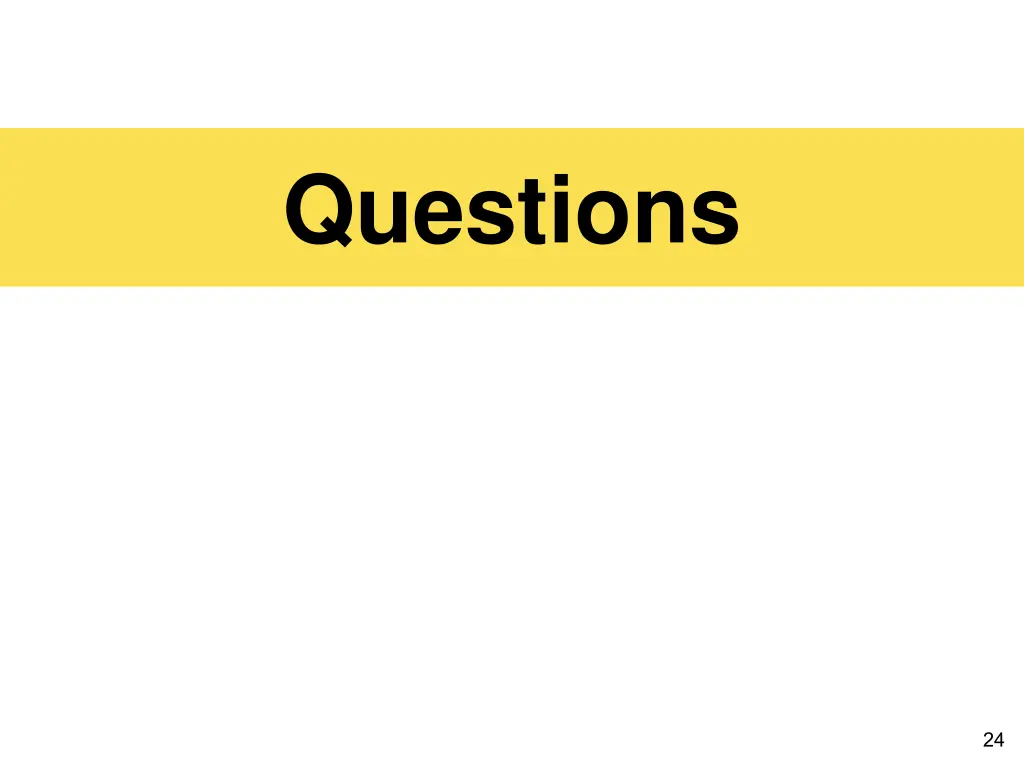 questions