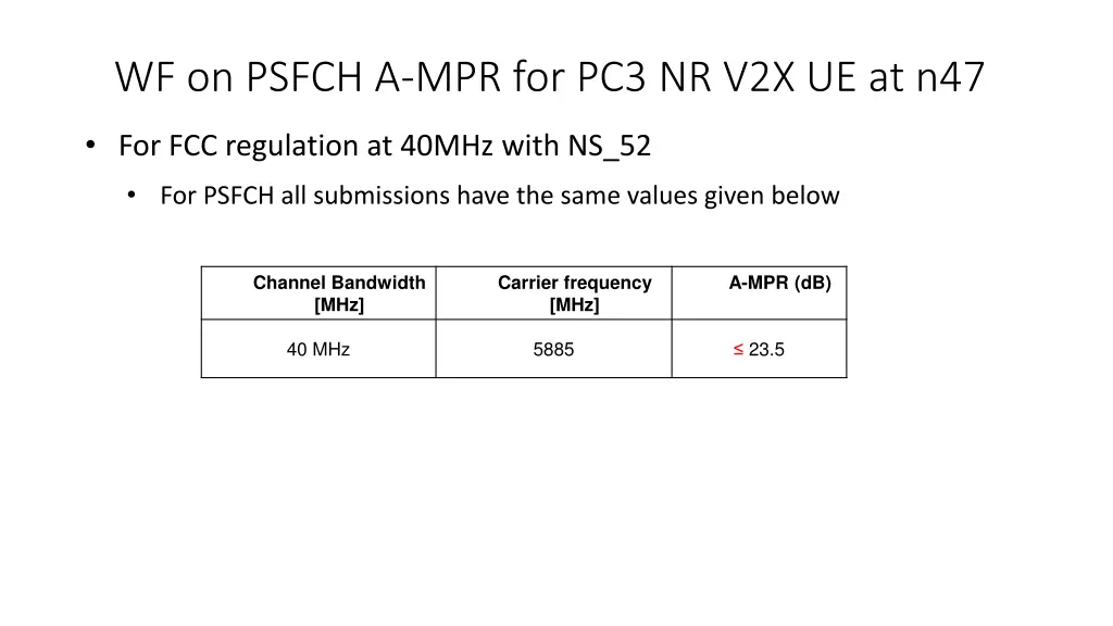 wf on psfch a mpr for pc3 nr v2x ue at n47